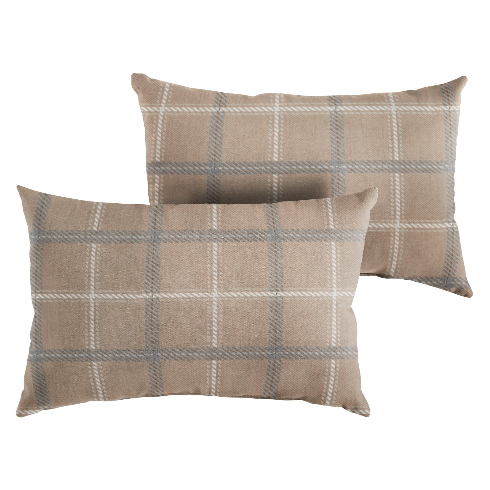 Mozaic Company Sunbrella Tartan Plaid Outdoor Lumbar Pillow - Walmart.com