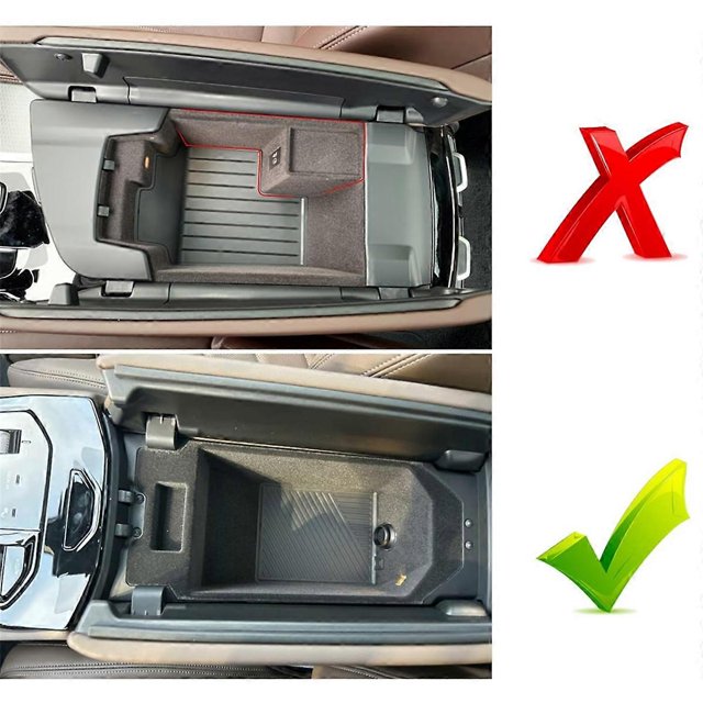 Center Console Organizer for 5 Series G60 2024 Armrest Storage Box Tray Interior Accessories