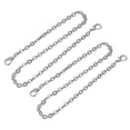 thumbnail image 1 of Unique Bargains 24'x0.22' Purse Chain Strap, 2Pack Purse Handle Shoulder Bag Replacement Strap, Silver, 1 of 5