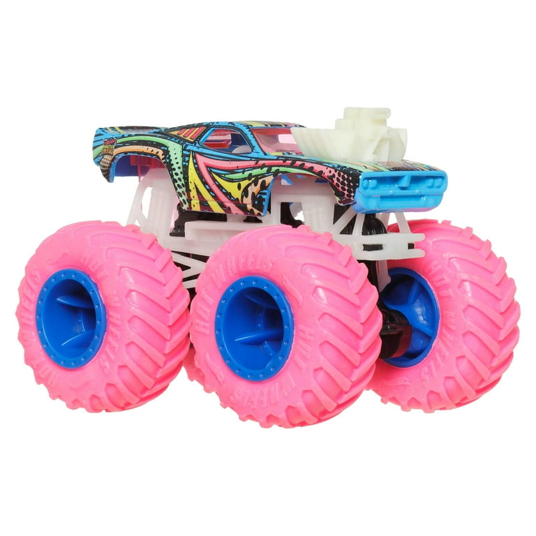 Hot Wheels Monster Trucks 1:64 Scale Glow-in-the-Dark Toy Truck photo 2