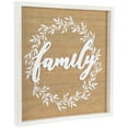 thumbnail image 4 of Northlight Family Framed Wooden Wall Sign - 15.75" - White, 4 of 7