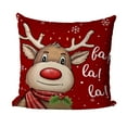 thumbnail image 3 of Christmas Decorations Pillow Covers Christmas Pillowcase Bedroom Sofa Cushion Pillow Cover for Holiday Party Supplies 18x18", 3 of 7