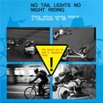 thumbnail image 2 of Naiovety LED impermeable bicicleta ciclismo trasero Flash luces rojas advertencia de seguridad linterna ciclismo seguridad advertencia luz Ciclismo Rojo Naiovety OD009710-02, 2 of 6
