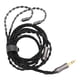 thumbnail image 3 of Cable de auriculares de 3,5 mm Cable de auriculares plateado de 8 núcleos de 3,9 pies y 2 pines para auriculares MP3 MP4, 3 of 8