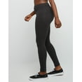 thumbnail image 6 of Hanes Women's Stretch Jersey Leggings, 27" Black M, 6 of 7