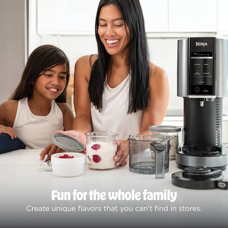 Ninja CREAMi Ice Cream Maker, 5 Programs, 2 Pints with Lids, NC300