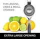thumbnail image 4 of Exprimidor de limones metalico OGGI 7507, 4 of 7