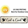 thumbnail image 4 of Christian Prayer Sign - God is Good - Farmhouse Rustic Wall Art Decor Home Office Decoration 4" by 16", 4 of 5