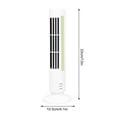 thumbnail image 4 of Dmlowu Tower Fan Ultra Powerful Quiet Standing Fan Long Lasting Cooling Bladeless Fan for Home Office School Dormitory, 2 Speed Portable Tower Fan for Bedroom, 4x13 Inch, 4 of 4