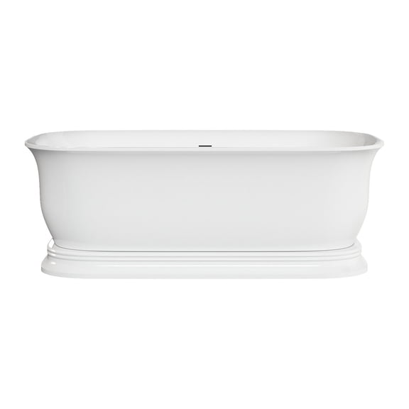 A And E Bath And Shower Parley-67 Parley 67" Free Standing Acrylic Soaking Tub - White