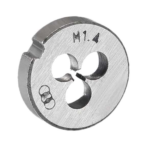 Uxcell M1.4 x 0.3 Metric Alloy Steel Machine Thread Round Threading Dies