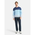 thumbnail image 2 of George Men's and Big Men's Colorblock Crewneck Sweater, Midweight, Sizes S-3XL, 2 of 5