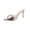 Silver, variant on Patent Pointed Toe Heel Mules For Women Slip On Comfort Dressy Evening Casual Footwear