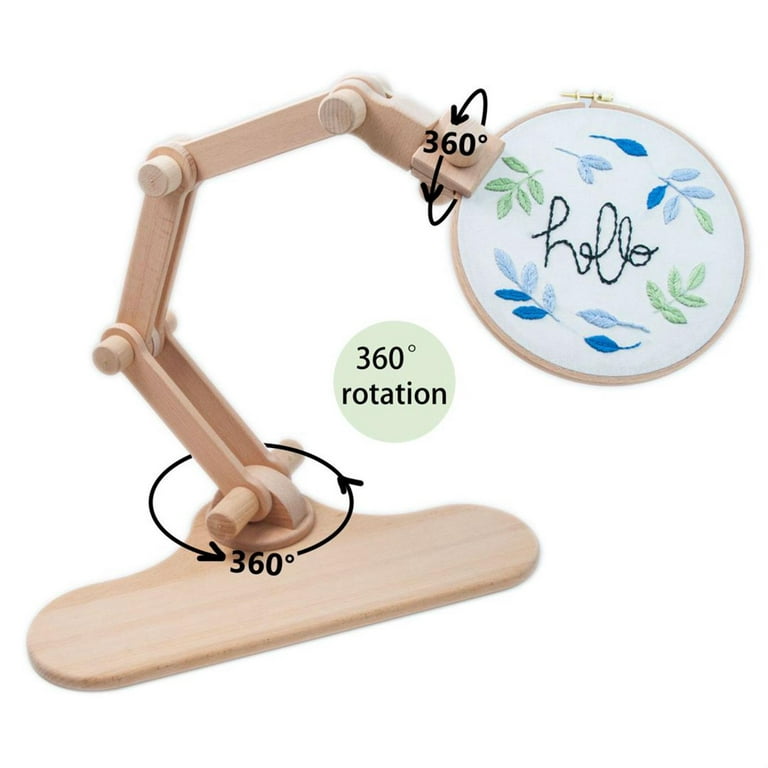 Cross Stitch Frame Stand Hands Free for Stitching Sewing Craft Rotating  Adjustable Embroidery Stand Quilt Frame Needlework Table Stand 