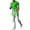 White, variant on LUOGENLI Male T-shirts for Mens Mens St Patricks Day Printed Short Sleeved Trousers Combination Suit Two Piece Suit T-shirts for Men Graphic Tee Funny Easter Mint Green XXL
