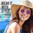 thumbnail image 3 of Sunny Pro Retro Round Sunglasses Small Colored Lens Hippie John Lennon Glasses, 3 of 7