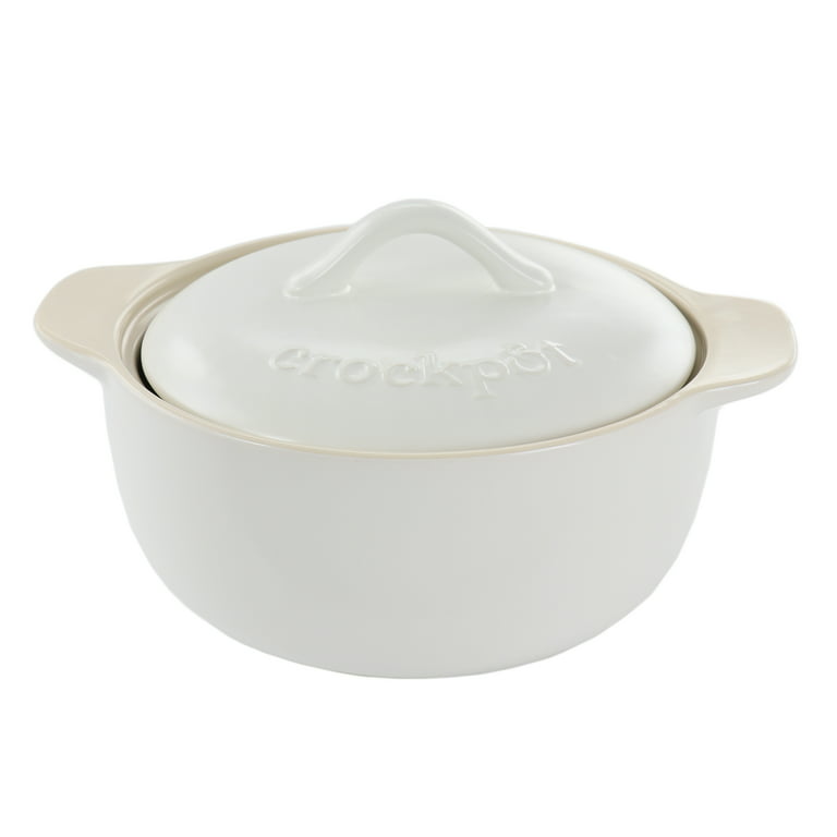Crock-Pot 2.3 Qt.Stoneware Round Casserole with Lid