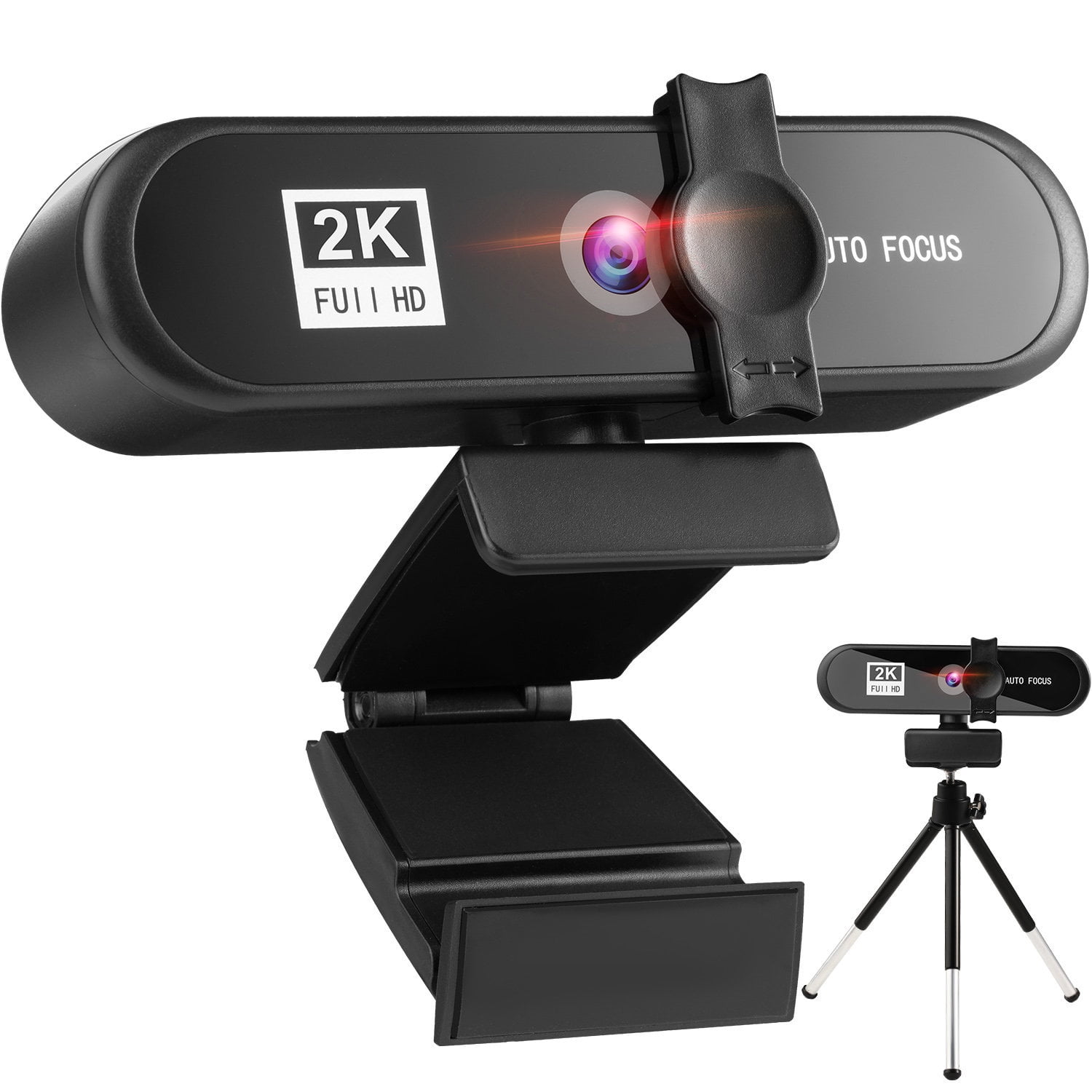Ultra HD 2k Webcam With Microphone AF 120 Degree Super Wide Angle .