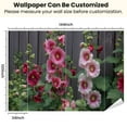 thumbnail image 3 of Peel and Stick Wallpaper Waterproof Hollyhocks Against Barn Wall Mural Decor Self Adhesive and Removable 100in x 144in, 3 of 8