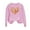 Z21-Pink-flash deals today, variant on Frostluinai Womens Sweatshirts Happy Thanksgiving Crew Neck Long Sleeve Holiday Sweat Shirts Casual Loose Pullover Tops