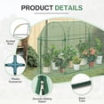 thumbnail image 6 of Aoodor 10'x3'x5' Crop Cage Plant Protection Netting Tent with Zippers for Vegetables Fruits and Plant, Suitable for Garden Yard and Lawn, 6 of 7