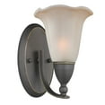 thumbnail image 2 of Woodbridge Lighting Kingston 1 Light Wall Sconce/Bath Light in Metallic Bronze, 2 of 2