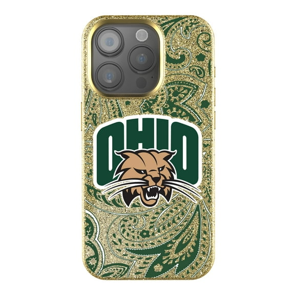 Keyscaper Ohio Bobcats Paisley Bling iPhone Case