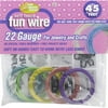 toner plastic coated fun wire value pack 9 foot coils-22 gauge translucent 5/pkg