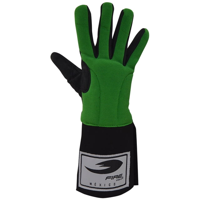 Guante Para Esgrima Derecho Fire Sports Para 3 Armas Lavable Verde FIRE SPORTS Guante de Esgrima/ Verde