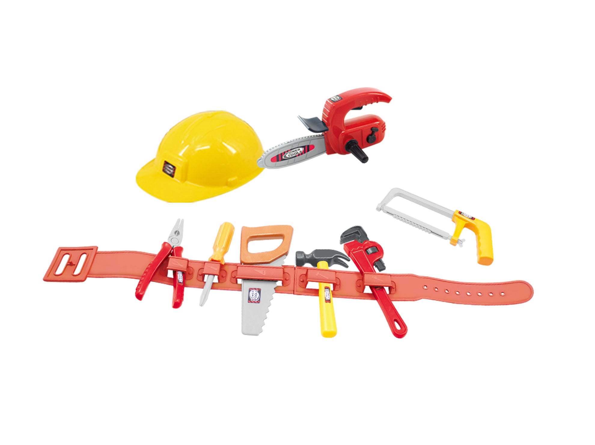 PlayWorld Toolbench Time! 26 Pieces Tool Box Playset - Red