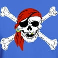 thumbnail image 3 of CafePress - Pirate Skull Dark T Shirt - Men's Classic Graphic Cotton T-Shirt, 3 of 4