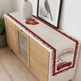 thumbnail image 4 of Valentine's Day Table Runner 120 Inches Long Farmhouse Dress Scarves, Red Truck Love Heart Roses Romantic Rustic Dining Tablerunner for Coffee Table/Kitchen Island/Party Décor, 13" x 120", 4 of 8