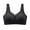 Black, variant on HomeDM Womens Seamless Bras Leisure Sleep Bras for Women No Underwire Supportive Wireless Push Up Full Coverage Bralette Comfort T-Shirt Bra, Black L