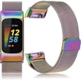 thumbnail image 3 of MYKOMI pour Fitbit Charge 6 Bracelets Femmes Hommes, Bracelet de Rechange Ajustable en Maille Métallique en Acier Inoxydable avec Boucle Compatible avec Fitbit Charge 6 Traqueur de Mise en Forme, 3 of 7
