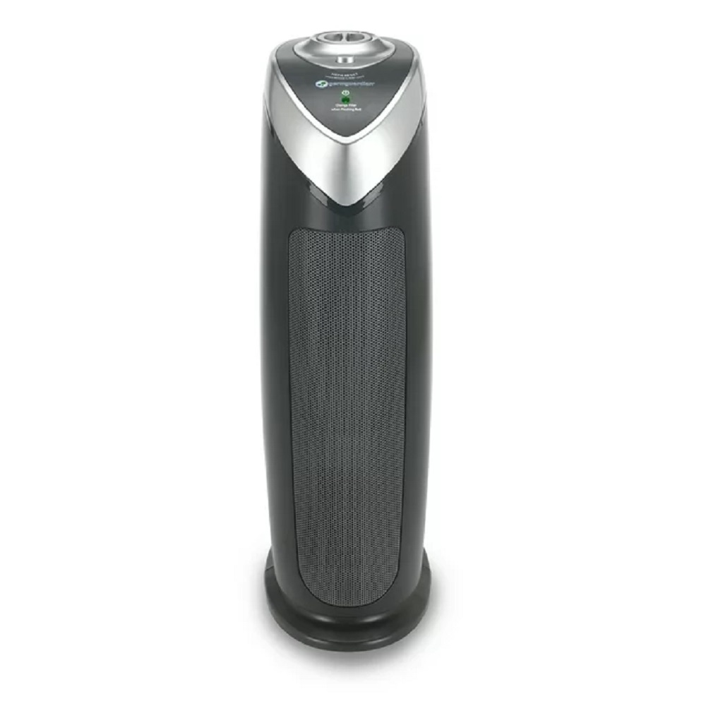 Open Box Germ Guardian AC4820 Tower Air Purifier with HEPA Filter for Rooms up to 740 sq. ft.