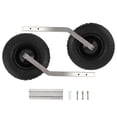 thumbnail image 3 of BeesClover PioneerWorks Boat Launching Wheels, 12 Inch Boat Transom Launching Wheels, 600 LBS Loading Capacity Inflatable Boat Launch Wheels, 2 Pcs Inflatable Launching Wheels, 3 of 7