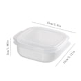 thumbnail image 3 of Refrigerator Food Storage Container with Lid – Microwave Meal Prep Lunch Box for Rice, Vegetables, Fruit and Leftovers – Stackable Fridge Organizer Plastic Storage Box, 3 of 7