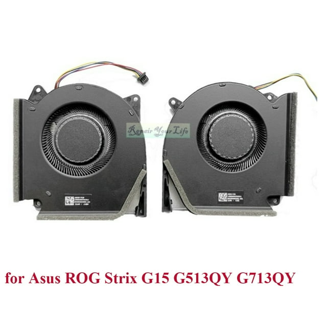 CPU GPU Cooling Fan Cooler For ASUS G513QY G713QY ROG Strix G15 Advantage Edition Gaming Radiator 13NR06X0T01011 13NR06X0T02011 CPU GPU BOTH