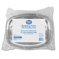 Great Value Aluminum Turkey Roasting Pan with Oven Roasting Bags, 2