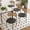 Black, variant on Farini Dining Chairs Set of 4, Upholstered PU Leather & Woven Rattan Side Chairs with Metal Legs for Kitchen, Dining Room, or Cafe, Black