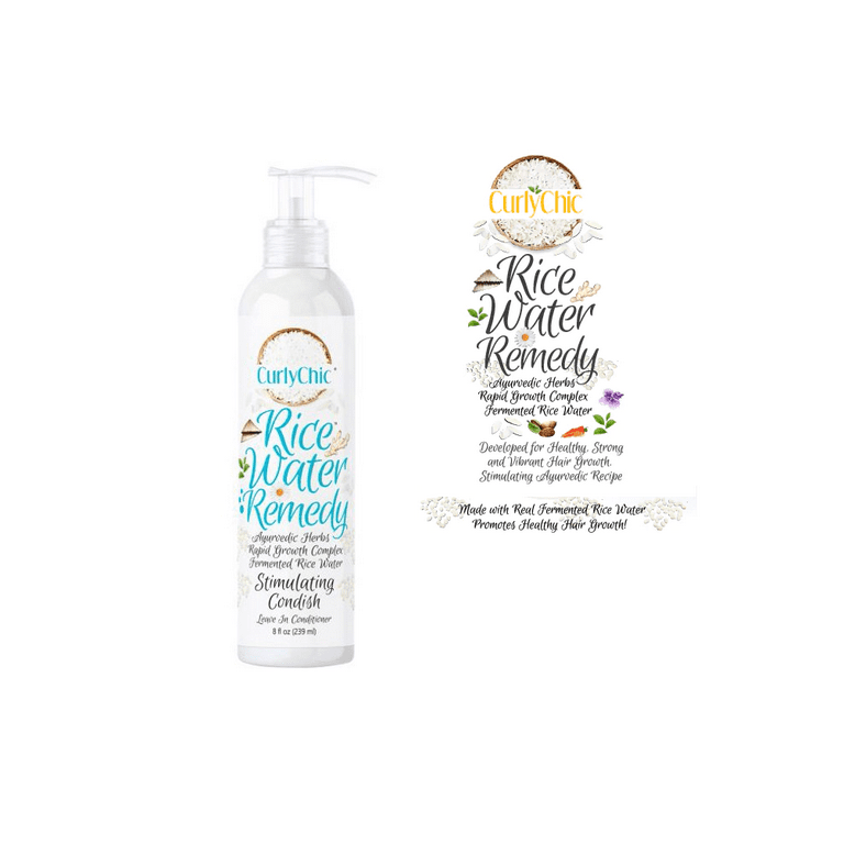 CURLY CHIC Rice Water Remedy Leave in Conditioner (8oz) CURLY CHIC Rice Water Remedy Leave in Conditioner (8oz)