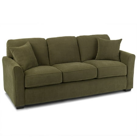 Canopy Upholstered Sofa, Ivy Green