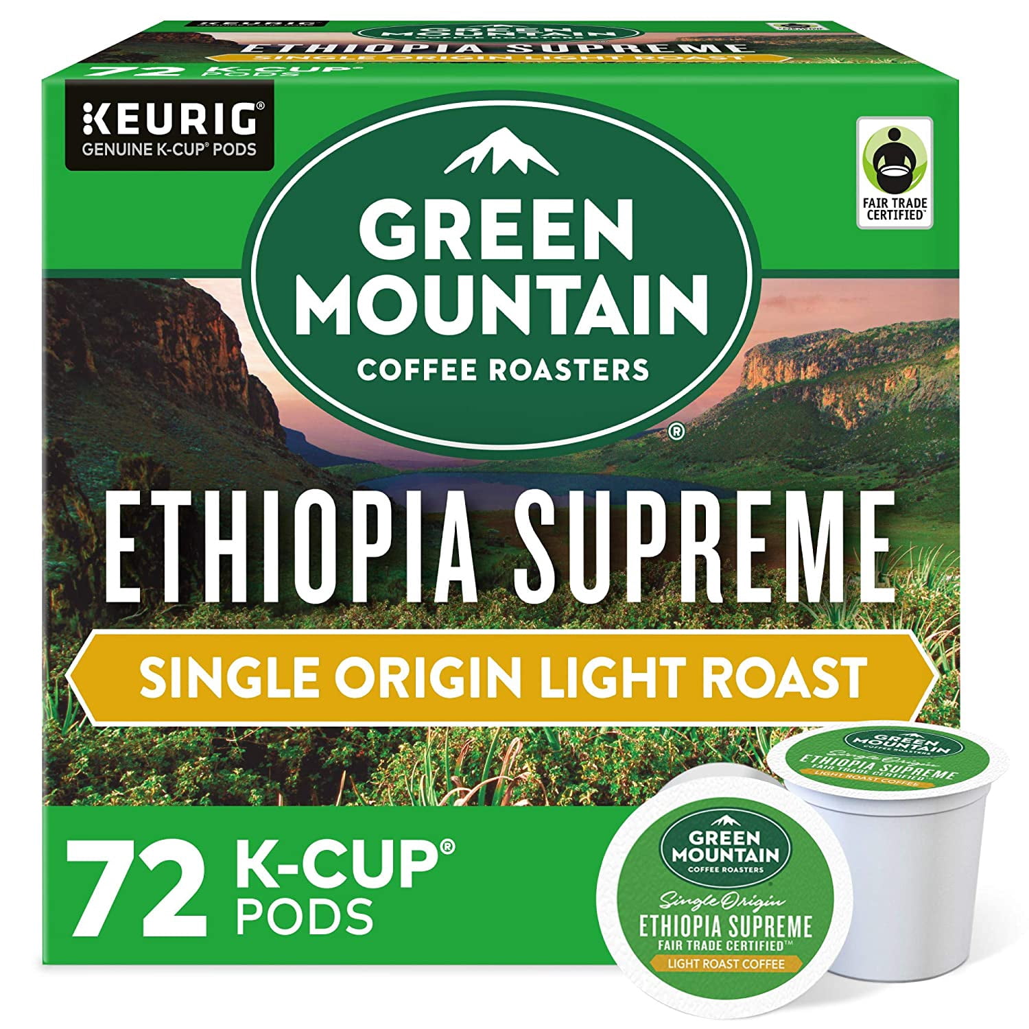 Green Mountain Coffee Roasters Breakfast Blend Keurig Single-Serve K-Cup Pods, Light Roast Coffee, 32 Count