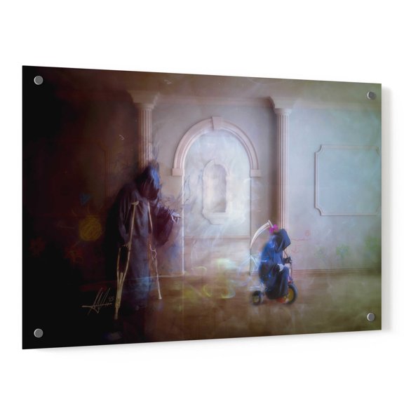 Epic Art 'The New Generations' by Mario Sanchez Nevado, Acrylic Glass Wall Art, 24"x36"