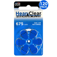 thumbnail image 1 of HearClear Piles pour Aide Auditive Taille 675, PR44 (120 Piles), 1 of 2