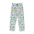 thumbnail image 4 of Xecao Rabbit Burger Coffee Men's Straight Lounge Pajama Pants: The Ultimate in Comfortable Sleepwear, 4 of 9