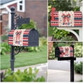 250 Anniversary USA Flag Mailbox Covers Magnetic, Red Blue Star Bow ...
