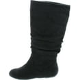 thumbnail image 2 of TOP Moda Data-1 Women's Shoes Cute & Comfort Round Toe Flat Heel Slouchy Mid Calf Boot, 2 of 7