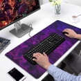 thumbnail image 2 of Purple and Blue Lines &nbsp;desk Mouse Padwaterproof,rubber+multispandexwashable Line Series Gaming Mouse PadDesk Pad for Office Home Game 31.5x15.7inches, 2 of 7
