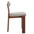thumbnail image 6 of Safavieh Cayde Modern Wood Dining Side Chairs, Gray / Walnut, 6 of 8